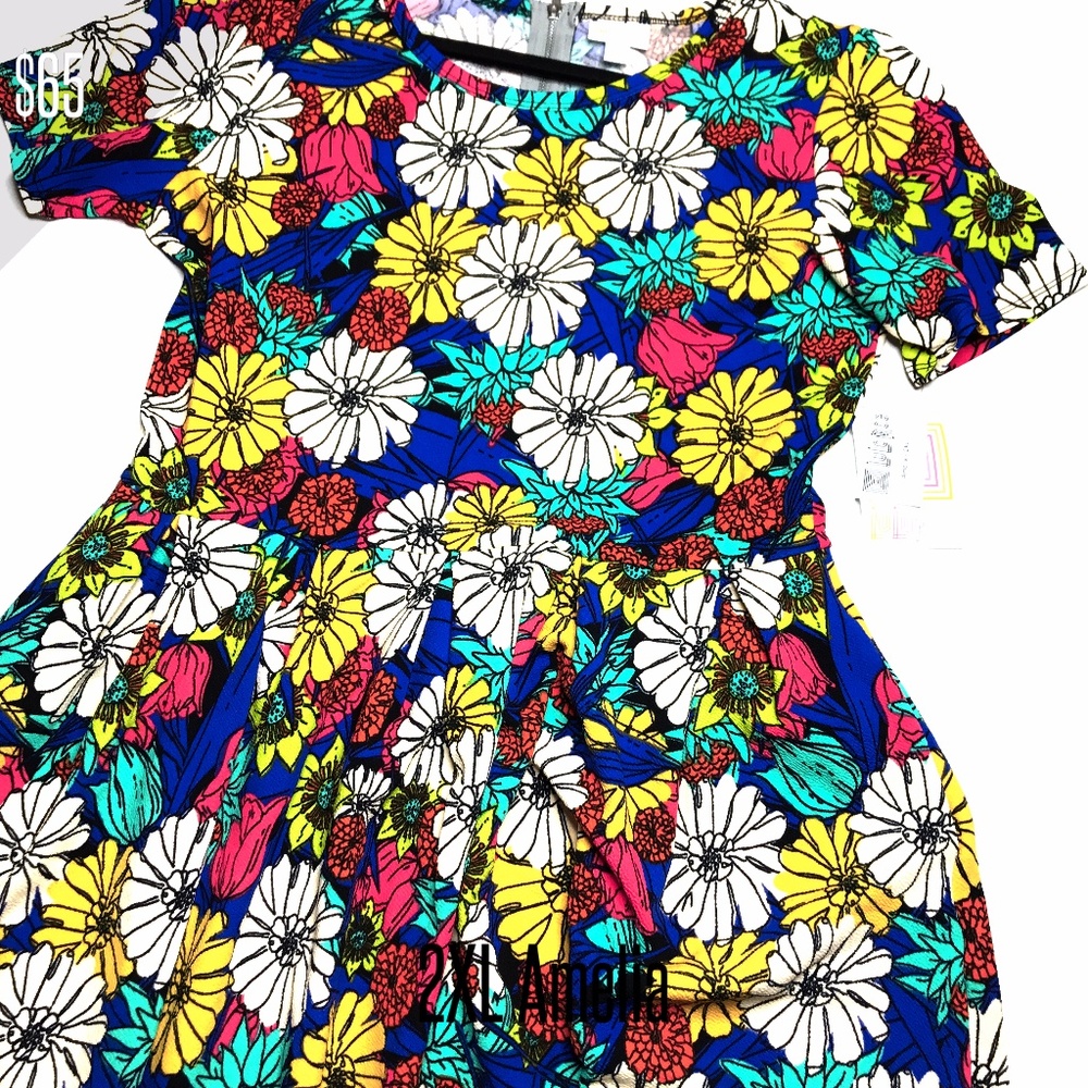 LuLaRoe Amelia Dress Floral Print